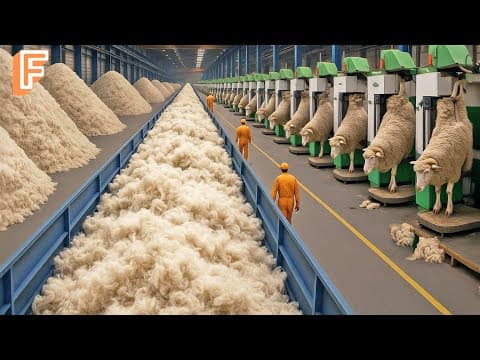 How Millions of Pounds of Sheep Wool Are Made
