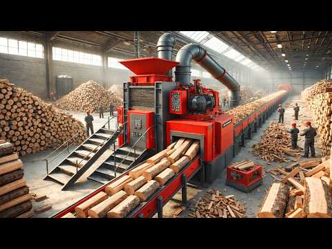 Inside the Largest Wood Sawmill Factory