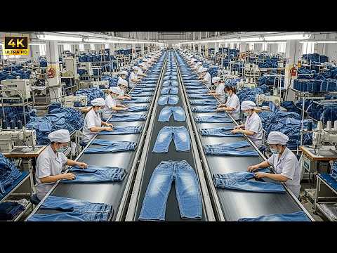 Як шиють джинси на фабриці