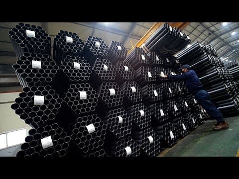 How steel pipes are made