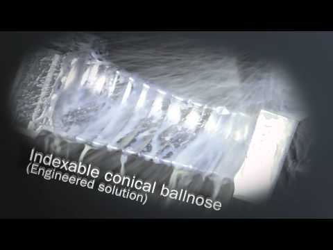 Blade machining by Sandvik Coromant