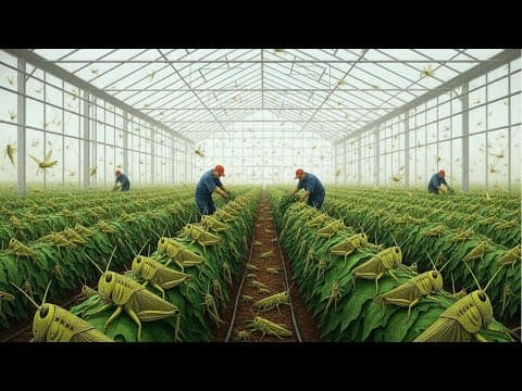 Inside Large-Scale Locust Farms